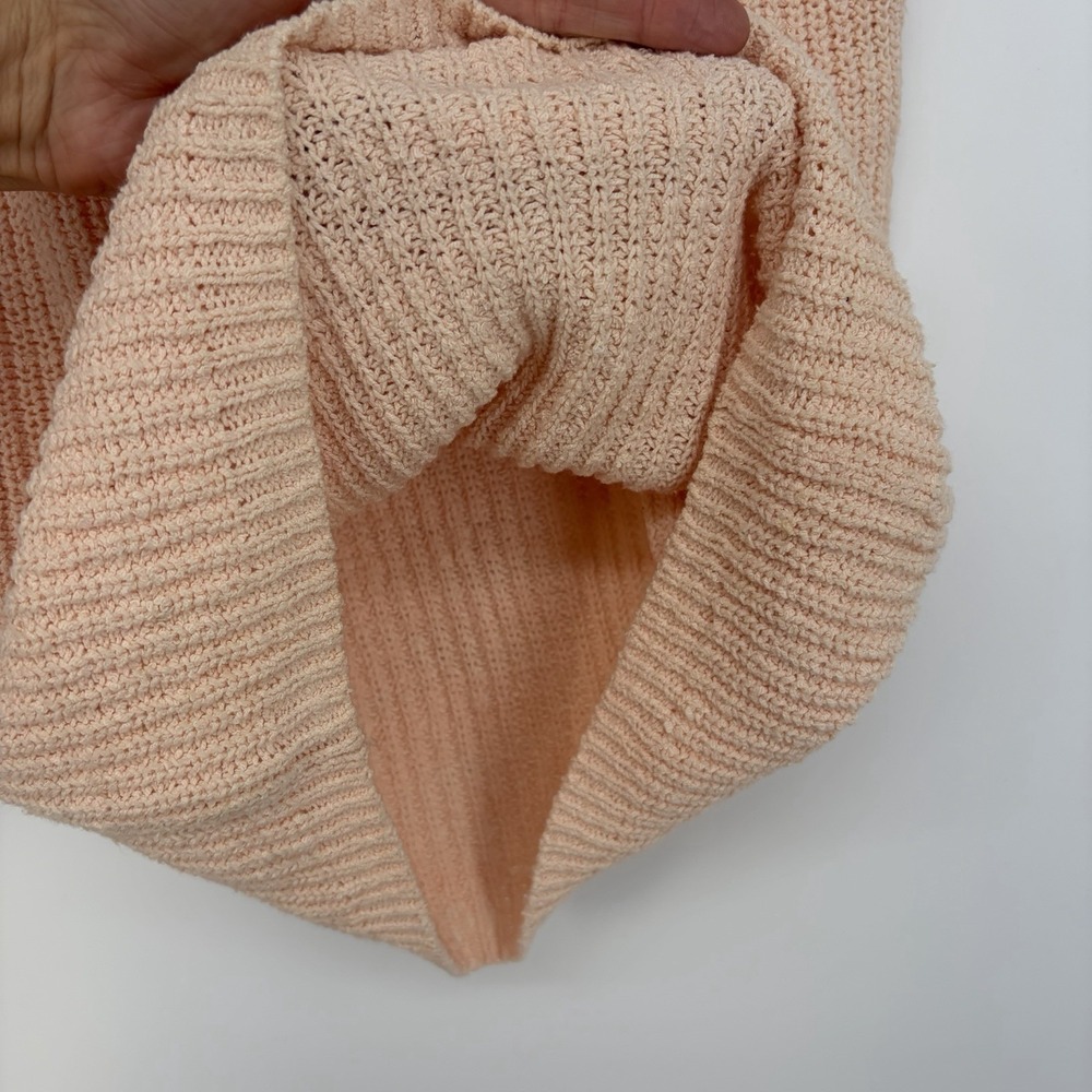 Madewell Monterey Sweater Tank Pink/Peach S Coastal Beach Softgirl Knit Feminine - Picture 6 of 7